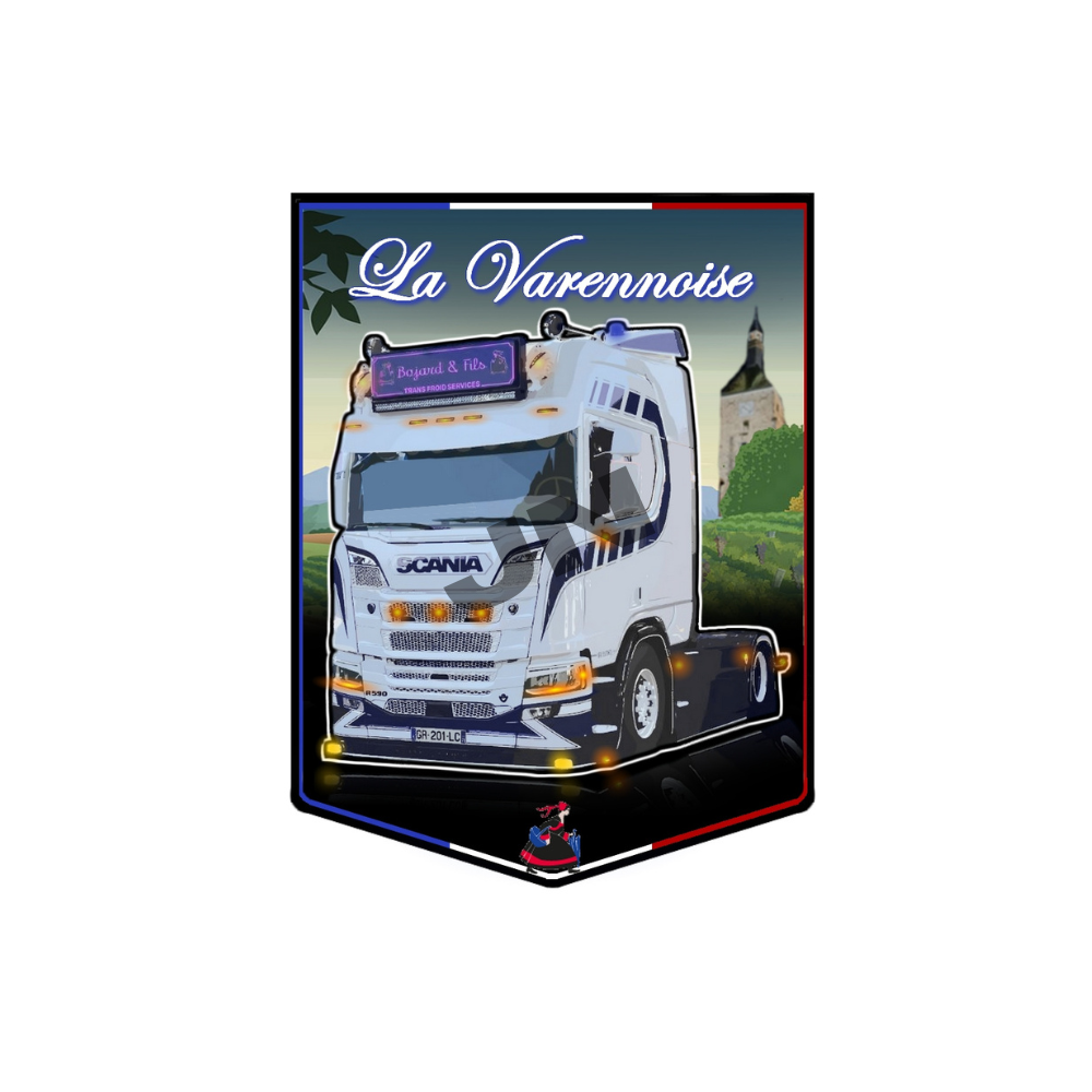 Stickers - Scania R - Transports Bajard