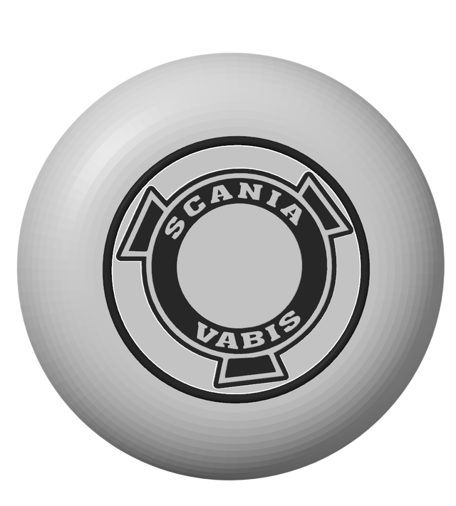 Capot Scania pour volant 53 cm