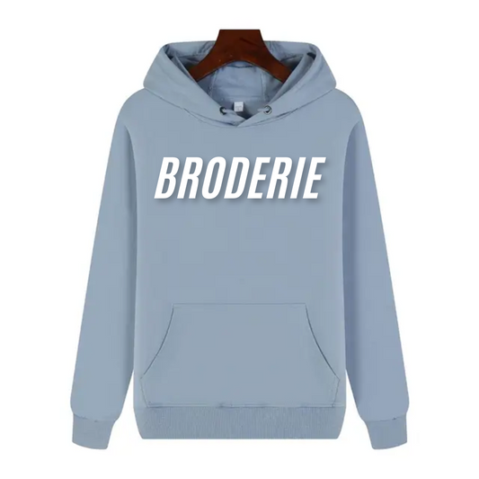 Sweat à capuche - broderie personnalisée