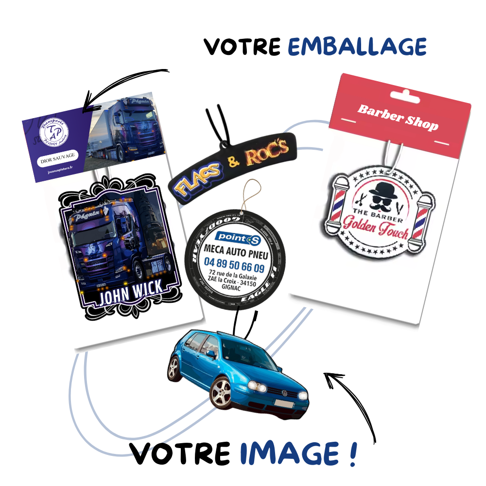 Sentorette personnalisée (désodorisant)