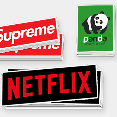 Sticker personnalisé rectangulaire