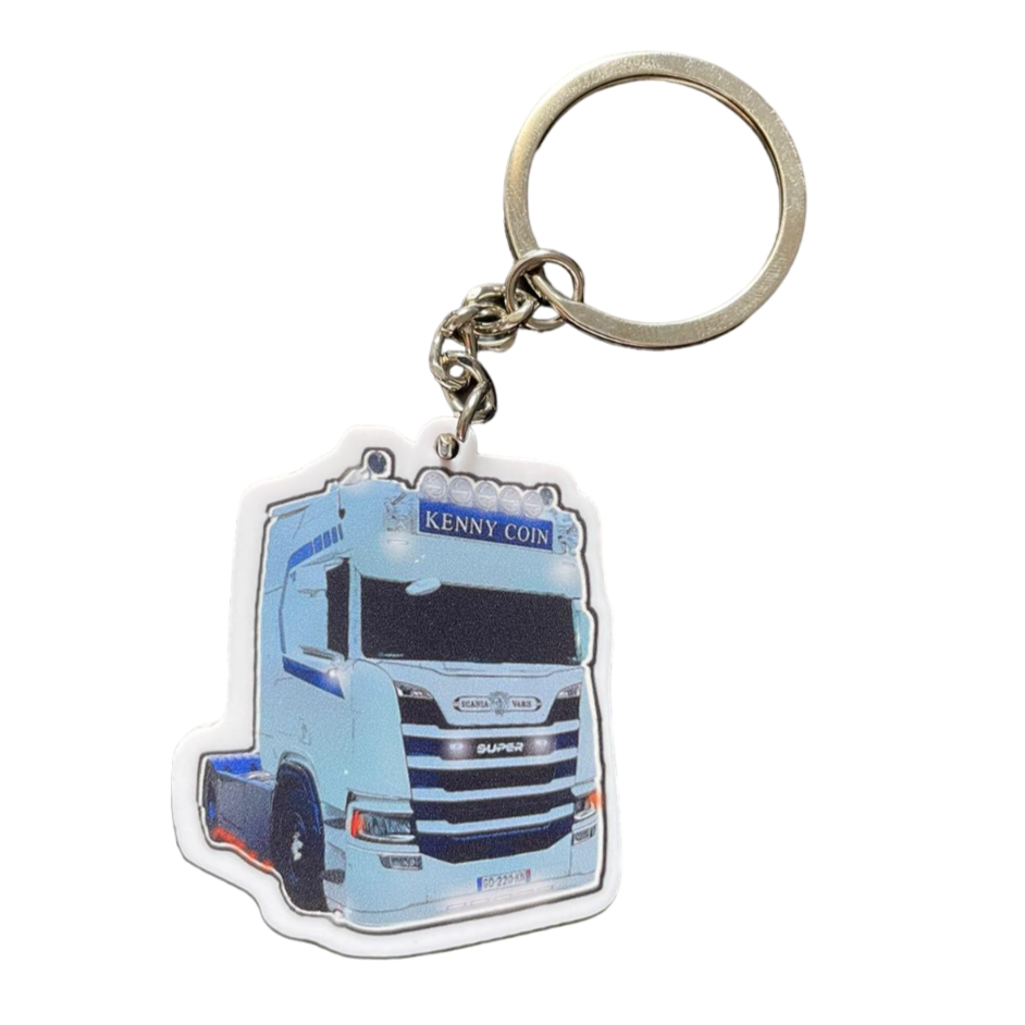 Porte clé plastique rigide - personnalisé
