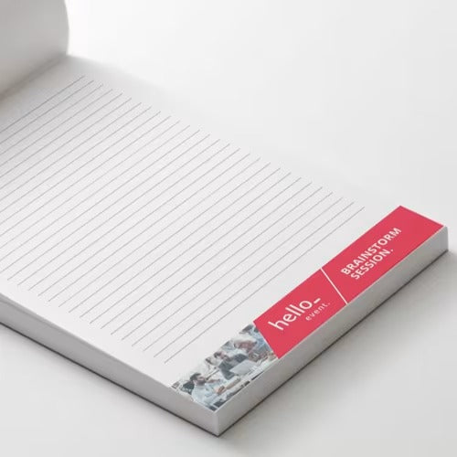 Bloc-notes à couverture collée