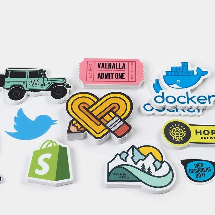 Sticker personnalisé à la découpe