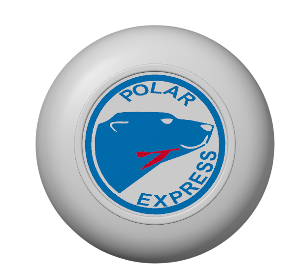 Capot blanc logo Polar Express