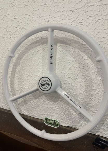 Volant 50 cm VOLVO Blanc, Volant de simulation camion, Logitech, Thrustmaster