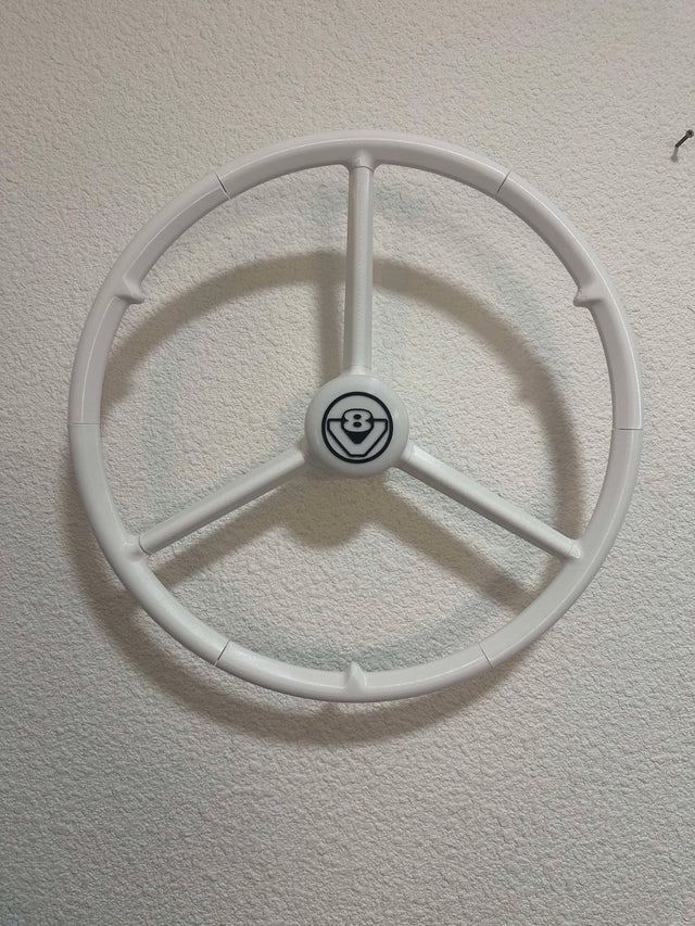 Volant 3 branches 50 - Blanc