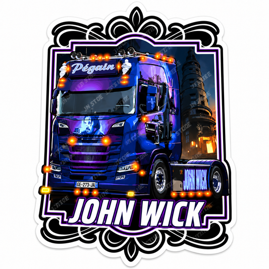 Stickers - Scania S - Transports Peguin