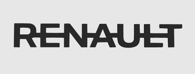 RENAULT – Logo et décorations uniques pour setup gaming, bureau et camions. Un design moderne et durable pour un style personnalisé