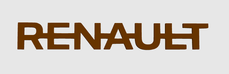 RENAULT – Logo et décorations uniques pour setup gaming, bureau et camions. Un design moderne et durable pour un style personnalisé