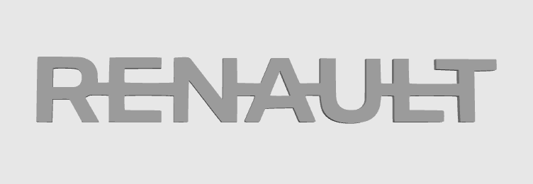 RENAULT – Logo et décorations uniques pour setup gaming, bureau et camions. Un design moderne et durable pour un style personnalisé