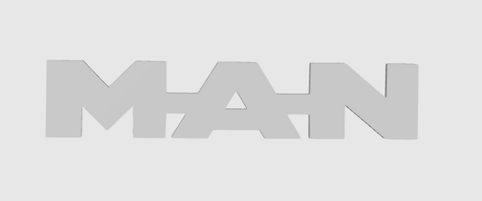 MAN – Logo et décorations uniques pour setup gaming, bureau et camions. Un design moderne et durable pour un style personnalisé