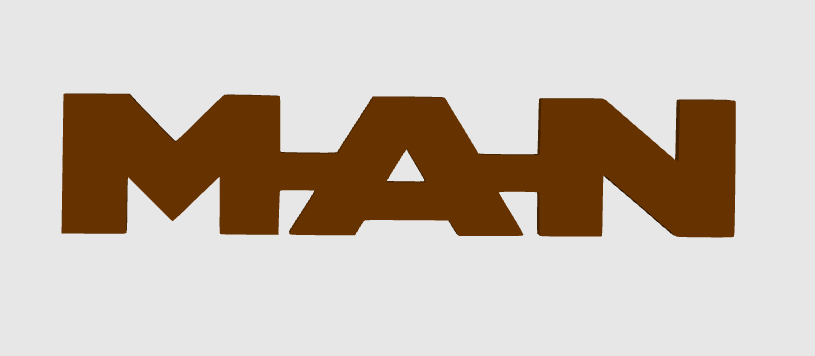 MAN – Logo et décorations uniques pour setup gaming, bureau et camions. Un design moderne et durable pour un style personnalisé