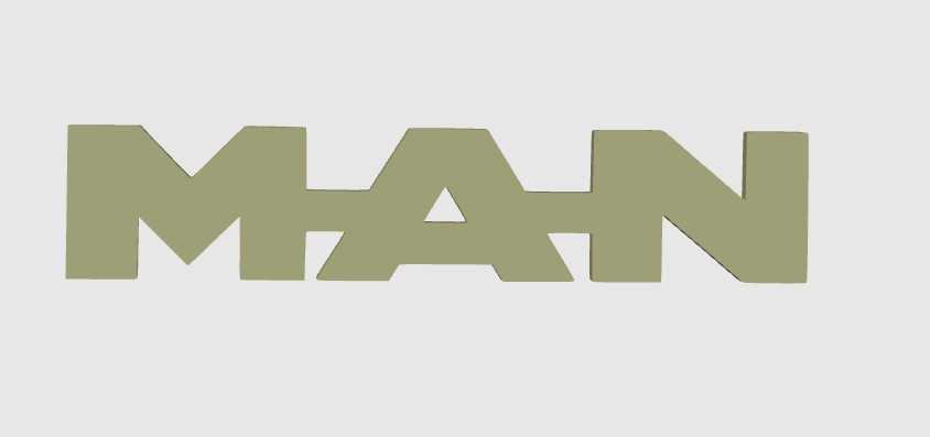 MAN – Logo et décorations uniques pour setup gaming, bureau et camions. Un design moderne et durable pour un style personnalisé