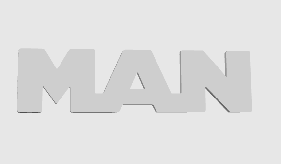 MAN – Logo et décorations uniques pour setup gaming, bureau et camions. Un design moderne et durable pour un style personnalisé