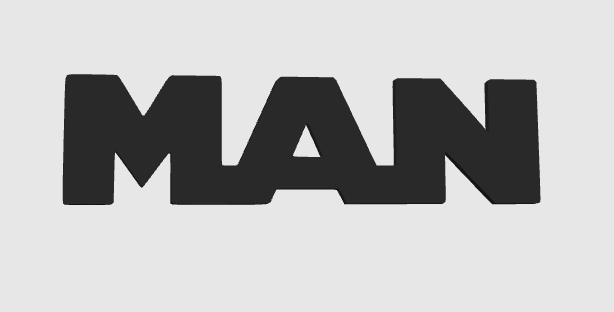MAN – Logo et décorations uniques pour setup gaming, bureau et camions. Un design moderne et durable pour un style personnalisé