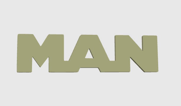 MAN – Logo et décorations uniques pour setup gaming, bureau et camions. Un design moderne et durable pour un style personnalisé