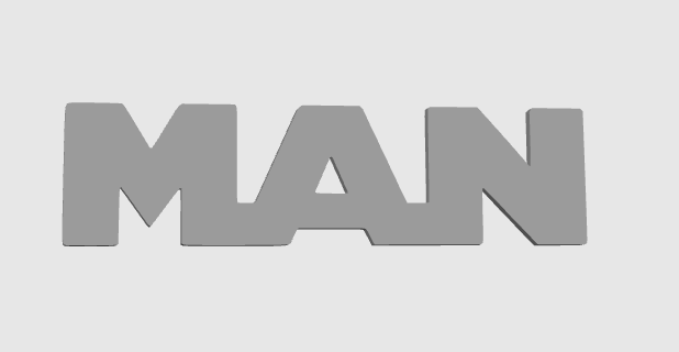 MAN – Logo et décorations uniques pour setup gaming, bureau et camions. Un design moderne et durable pour un style personnalisé