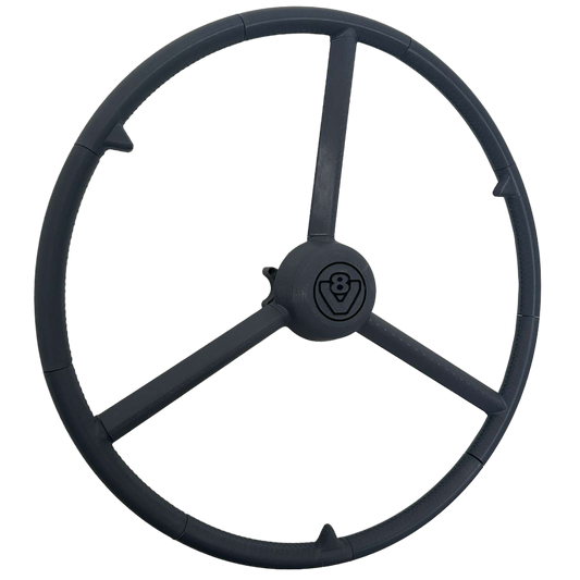 volant 3 branches noir diam. 350mm volant 3 branches noir diam. 350mm