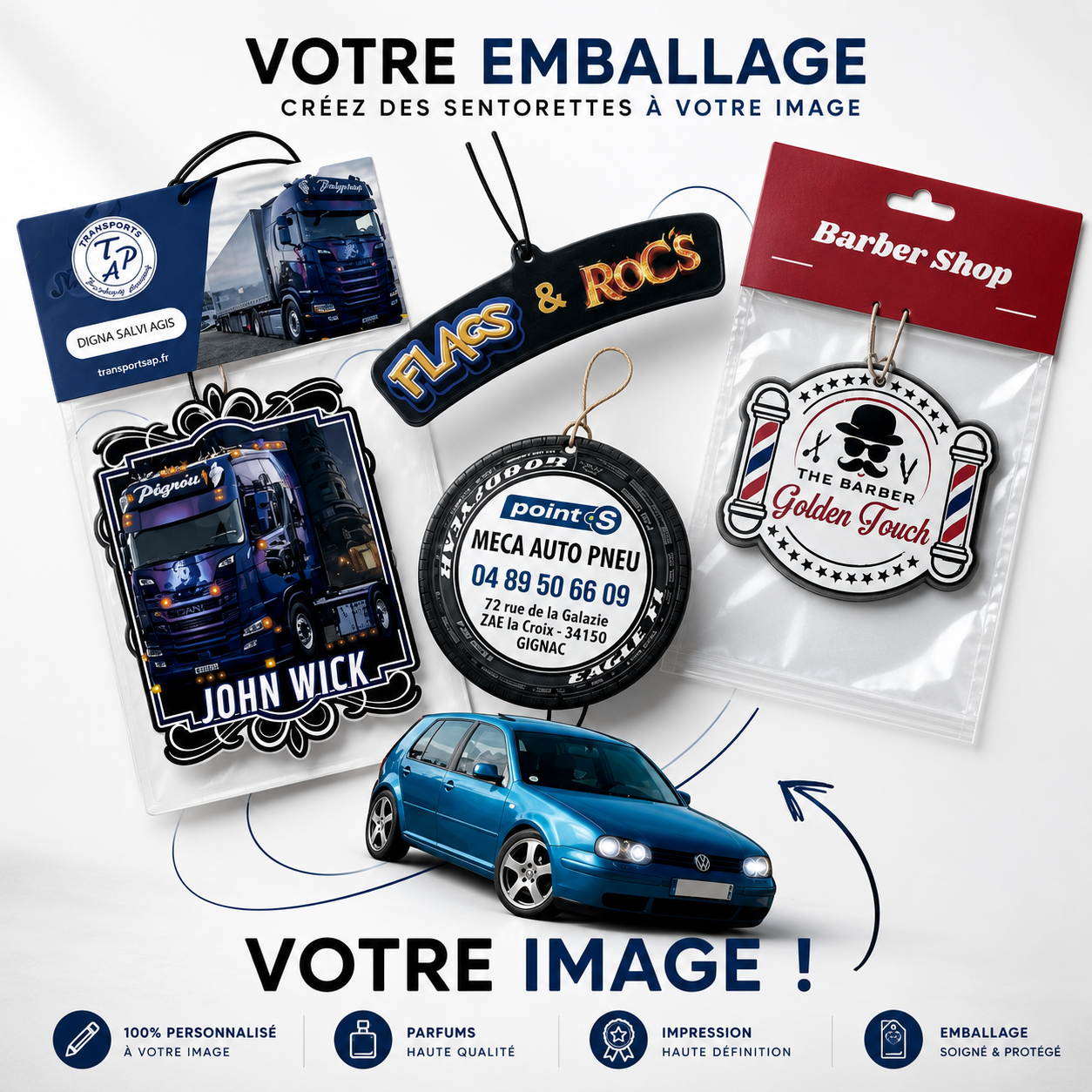 Sentorette personnalisée (désodorisant)