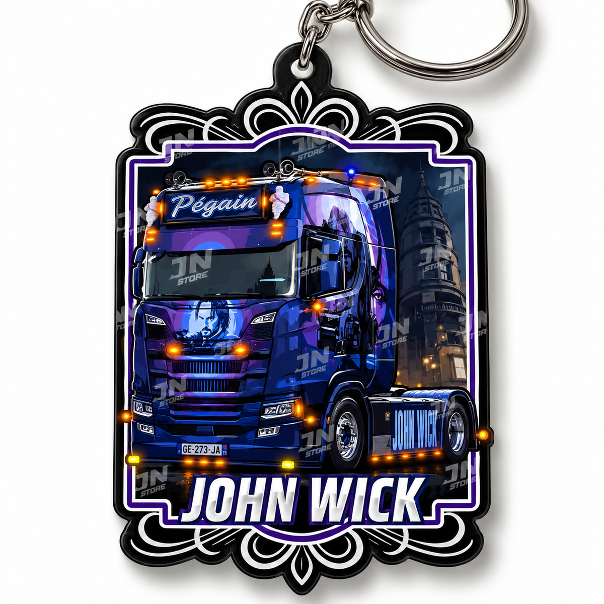 Porte clés - Scania S - Transports Peguin